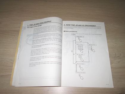 Roland-JD-800 Original Manuals  1991-Rare